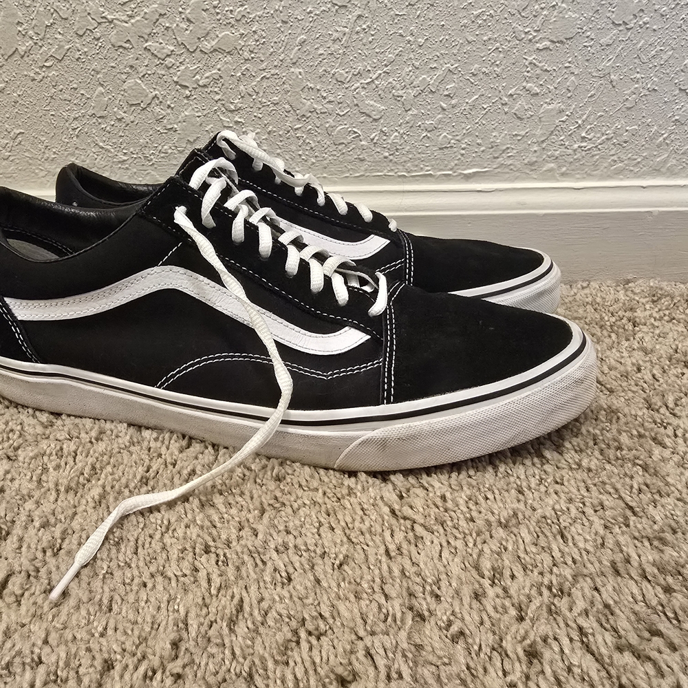 Vans Black and White Sneakers